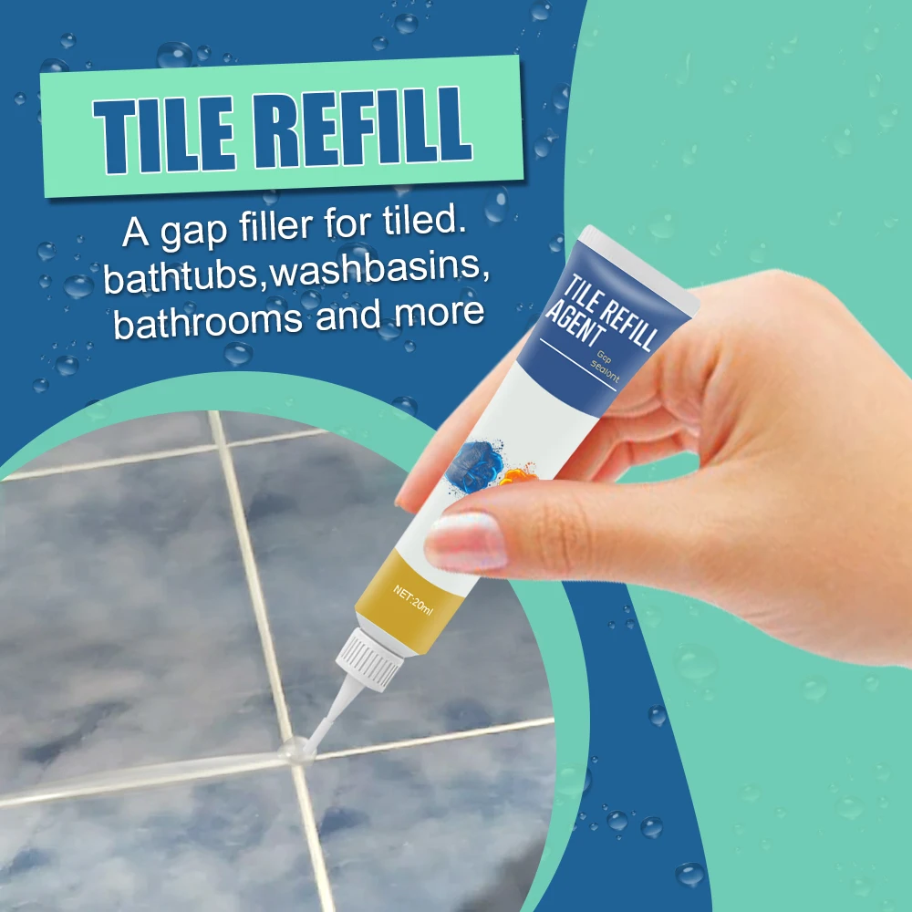 Waterproof Tile Gap Repair Agent White Tile Refill Grout Pen Glue