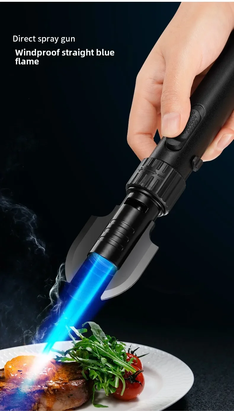 Description Picture 4 of itemTurbo Torch Jet Gas Lighter High Firepower Windproof Spray Gun Kitchen Cooking Smoking Accessories Jewelry Welding Cigar Lighter