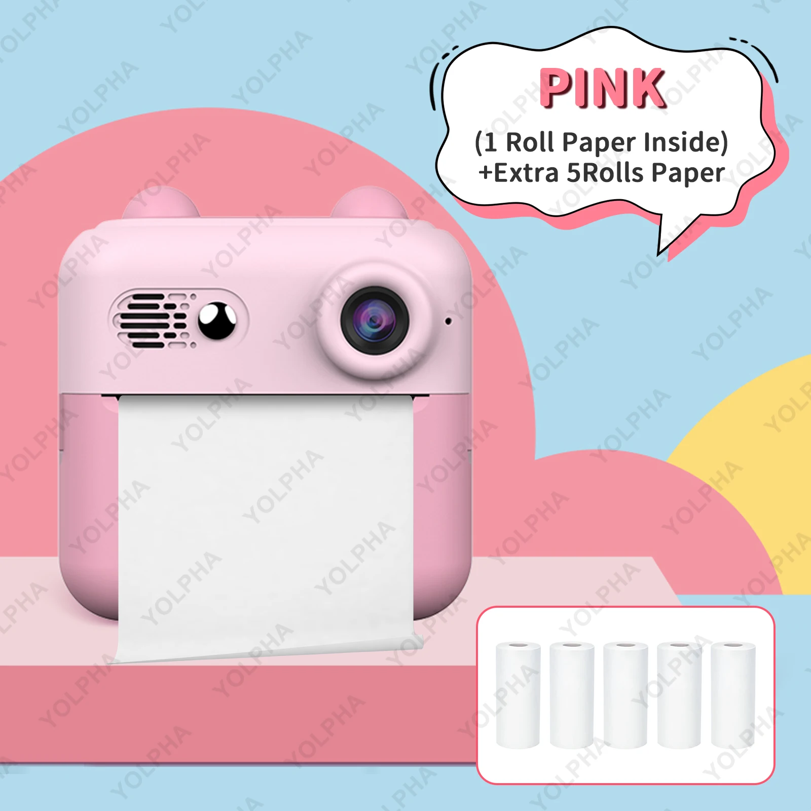 Pink 6Rolls Paper
