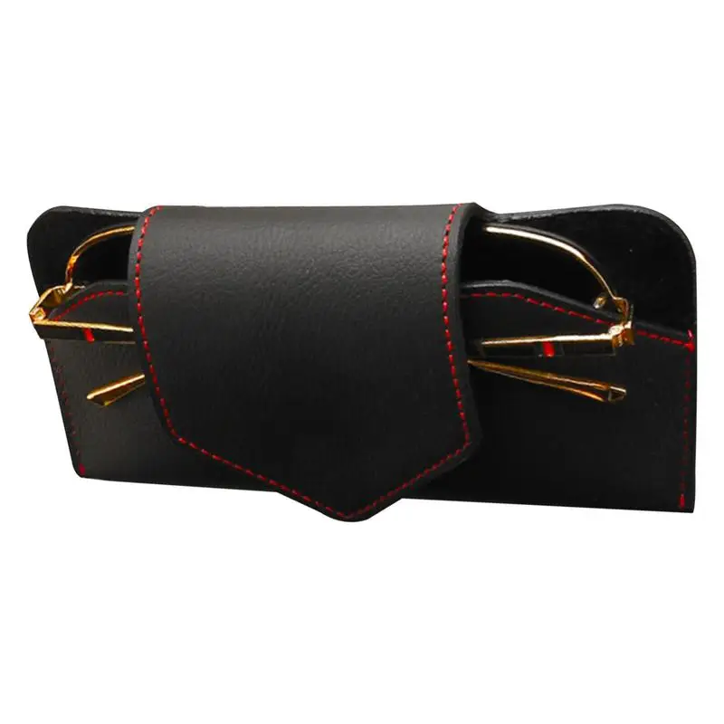 

Держатель для очков для автомобиля, солнцезащитный козырек, Кожаный Автомобильный держатель для солнцезащитных очков, с магнитной застежкой, аксессуары для очков