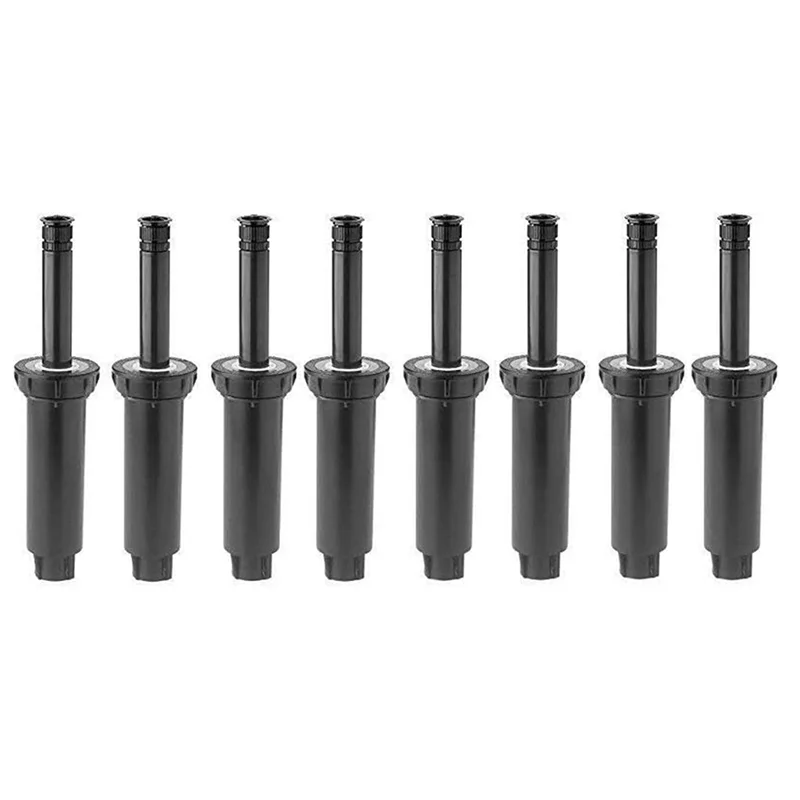 Professional-Up Sprinkler Adjustable Spraying Distance in 3-6M for Grassland/Garden/Lawn 8Pcs