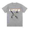 Autism Skeleton Meme Women Cotton T-Shirt Humor Funny Skull Printed T Shirt Short Sleeve Tshirt Oversize Streetwear Tee Tops 3