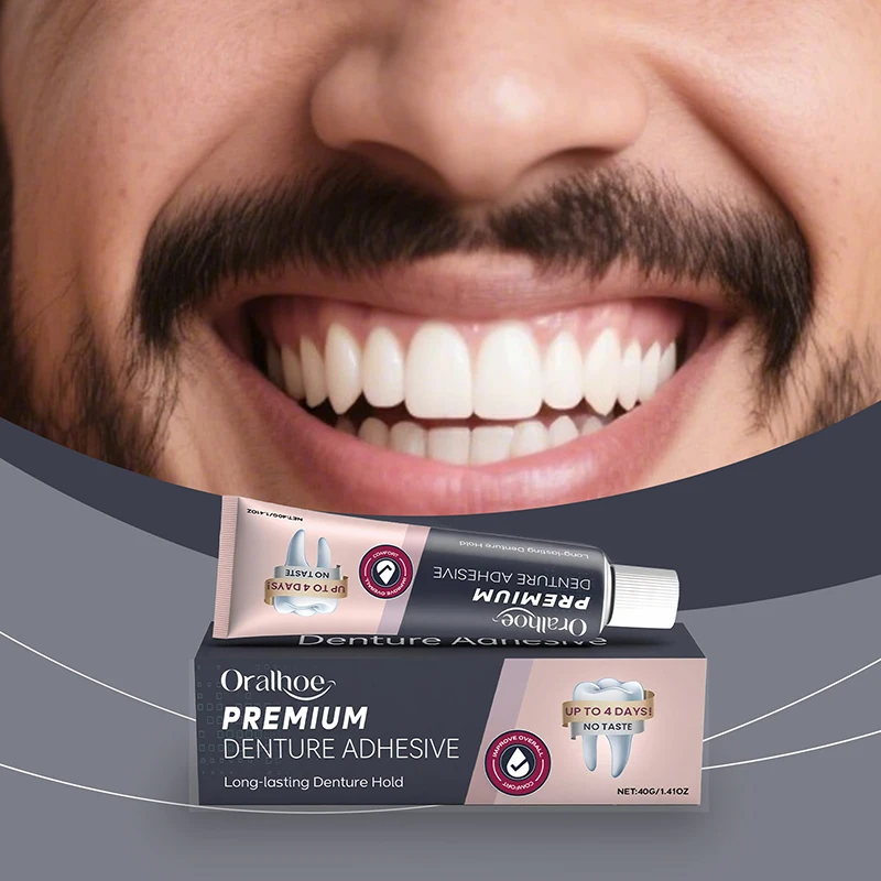Dental Fixation Adhesive Durable Secure Comfortable Fit Formula Improved Fit Professional Denture Care Thermoplastic Adhesive - 3