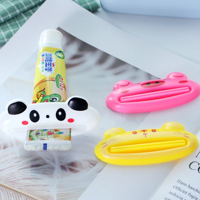 Toothpaste Squeezer Creative Cartoon Animal Shaped Facial Cleanser Squeezer Kitchen Household Lazy Creative Little Tools 3
