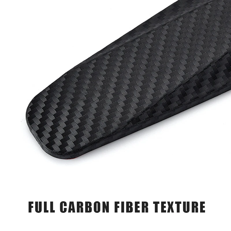 Carbon Fiber Car Front And Rear Bumpers Anti Collision Strips Exterior Sticker Door Scratch Protectors Automobiles Accessories