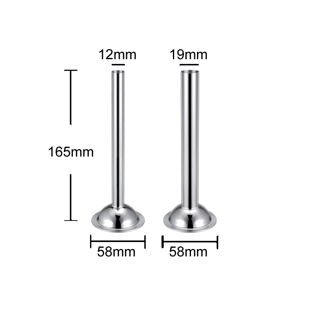 Stainless Steel Tube Kit Includes Two For Sizes for Creating Varieties of Homemade Sausages Easily and Quickly