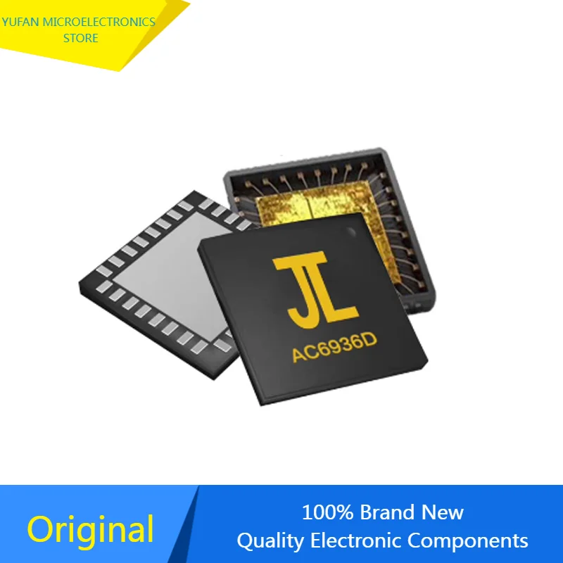 

New Original10pcs/Lot Jieli Bluetooth Chip AC6936D4 QFN32 32-bit RISC Blutooth Stereo BT 5.0 TWS IC Integrated Circuit AC6936D