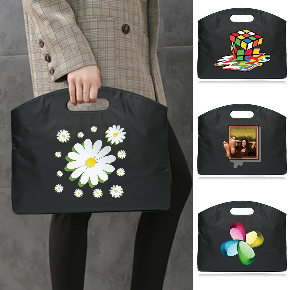 цена Модный чехол, сумочки, женские сумки, дизайнерский чехол, сумка, деловые сумки для ноутбука для мужчин, дизайнерская сумка для документов с 3D принтом