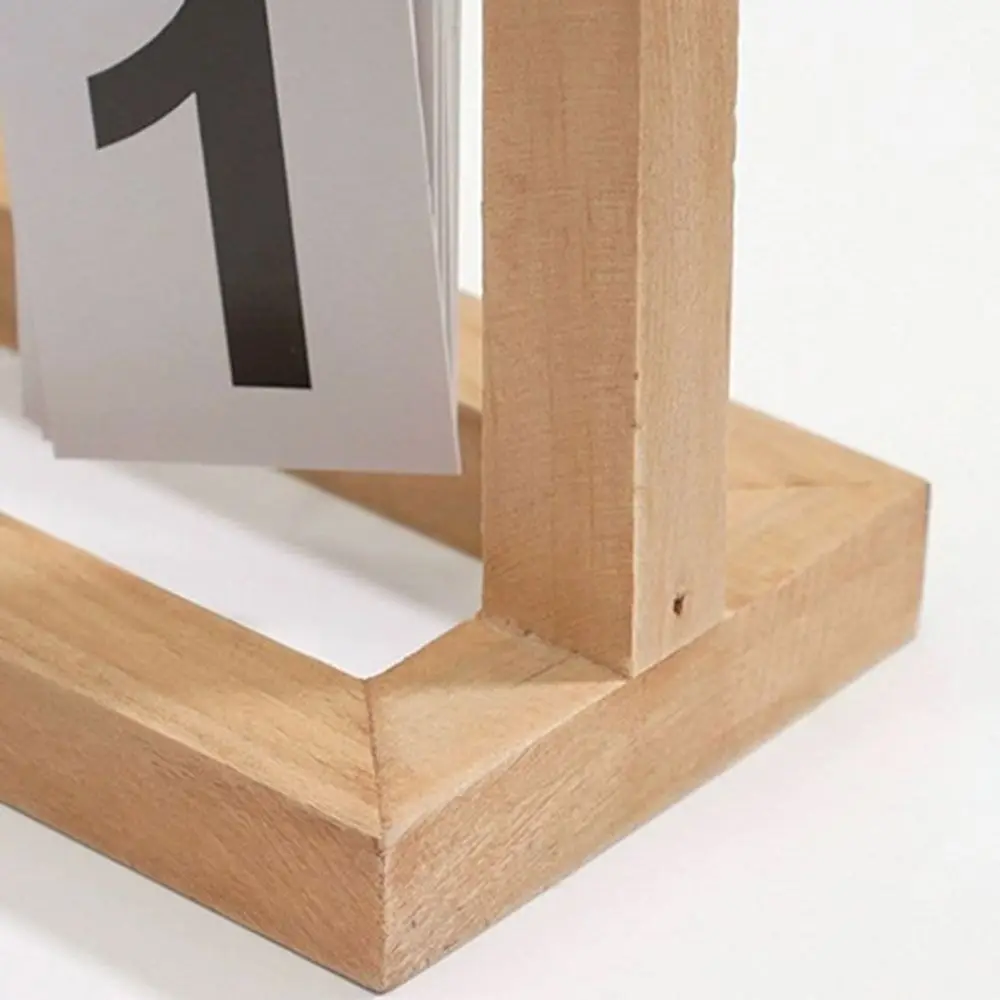 Calendario da Tavolo in Miniatura in Legno - immagine 2