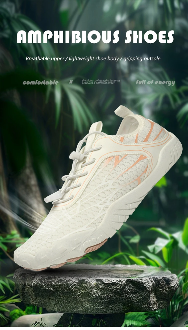 Aqua Shoes For Men Women Barefoot Water Shoes Anti-Slip Quick-Drying Outdoor Beach Upstream Wading Swimming Shoe Sneakers Unisex