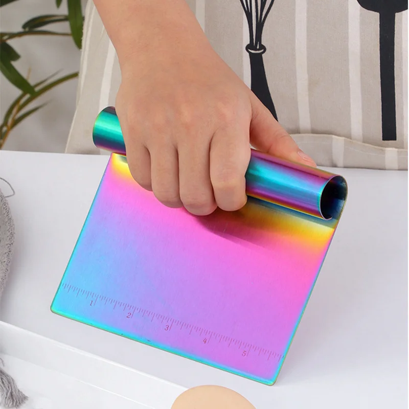 

1Pc Cake Knife Sa Scraper Stainless Steel Noodle Cutter Kitchen Accessories Pastry Spatula Baking Utensils Phi Decorating Tools