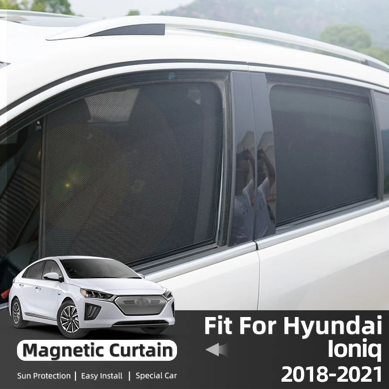 For Hyundai IONIQ 2016 2022 Car Sunshade Shield Front Windshield Curtain Rear Side