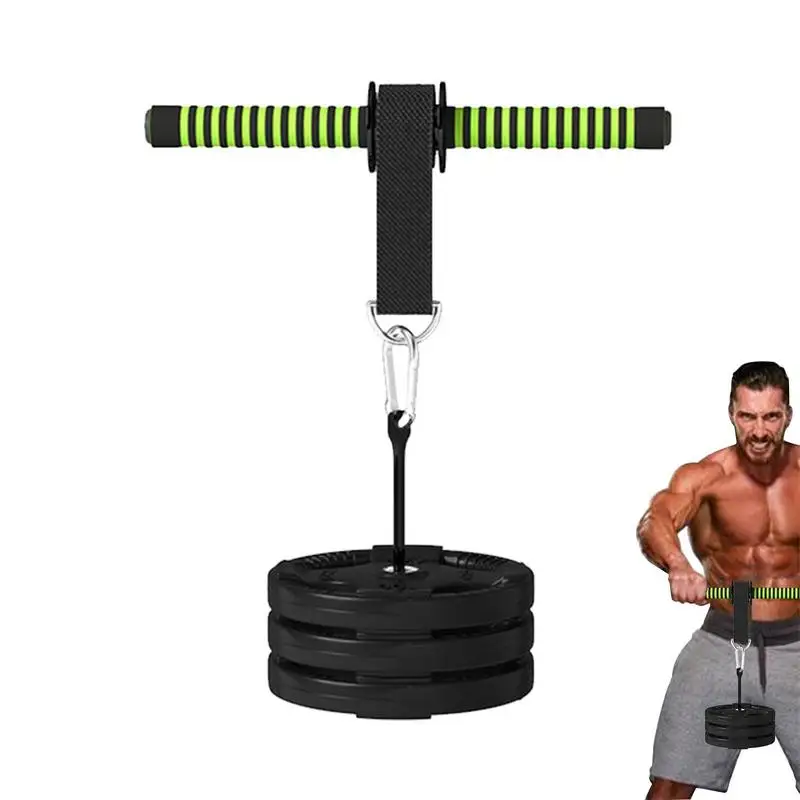 Arm Strength Trainer Wrist Training Roller Muscle Exercises Forearm Strength Trainer Bar Waist Roller Equipment Gym Fitness Accessories