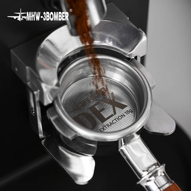 DEX 58.5mm 프리미엄 커피 필터 바구니로 전문적인 Barista 품질의 커피를 집에서 즐기십시오.