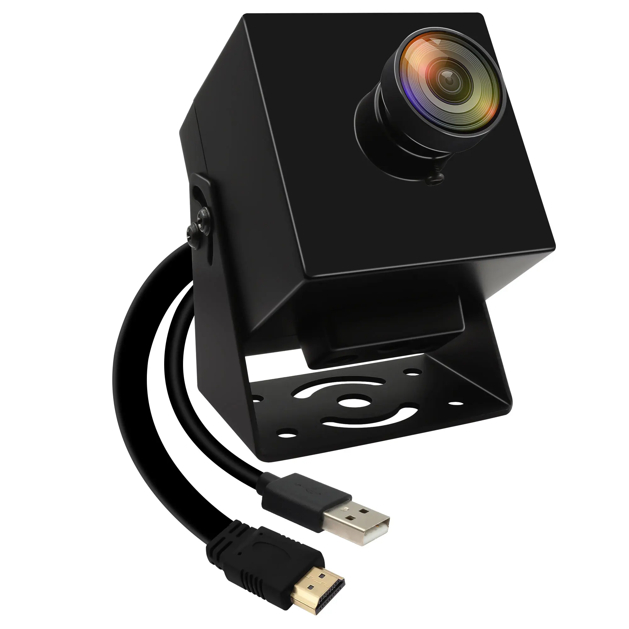 Computer Camera ELP 4K HDMI USB Camera Wide Angle PC Camera For Computer Monitor Simultaneously