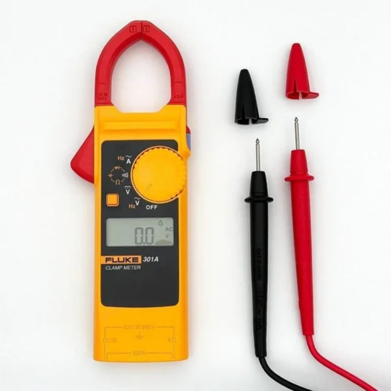 Fluke 301 시리즈 FLUKE 301A 301A+ 301B 301C 301D 클램프 미터 휴대용 10mm 턱 AC 전류 AC/DC 볼트 Ω 주파수