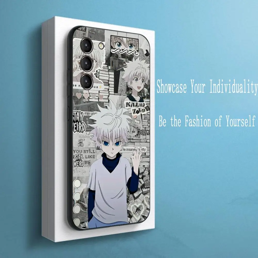 Vibrant Anime Art Black Phone Case - Hunters X Edition