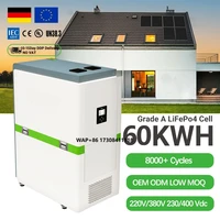 Système solaire hors réseau complet 10kw 15 Kw 40kwh 43kwh, système de stockage de batterie solaire, onduleur tout-en-un avec batterie intégrée 1