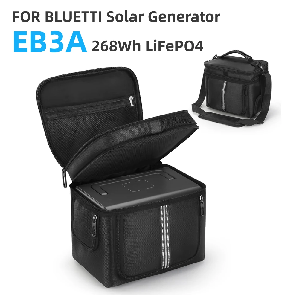 Solar Generator Travel Carrying Case with Handle - Protective Storage Bag