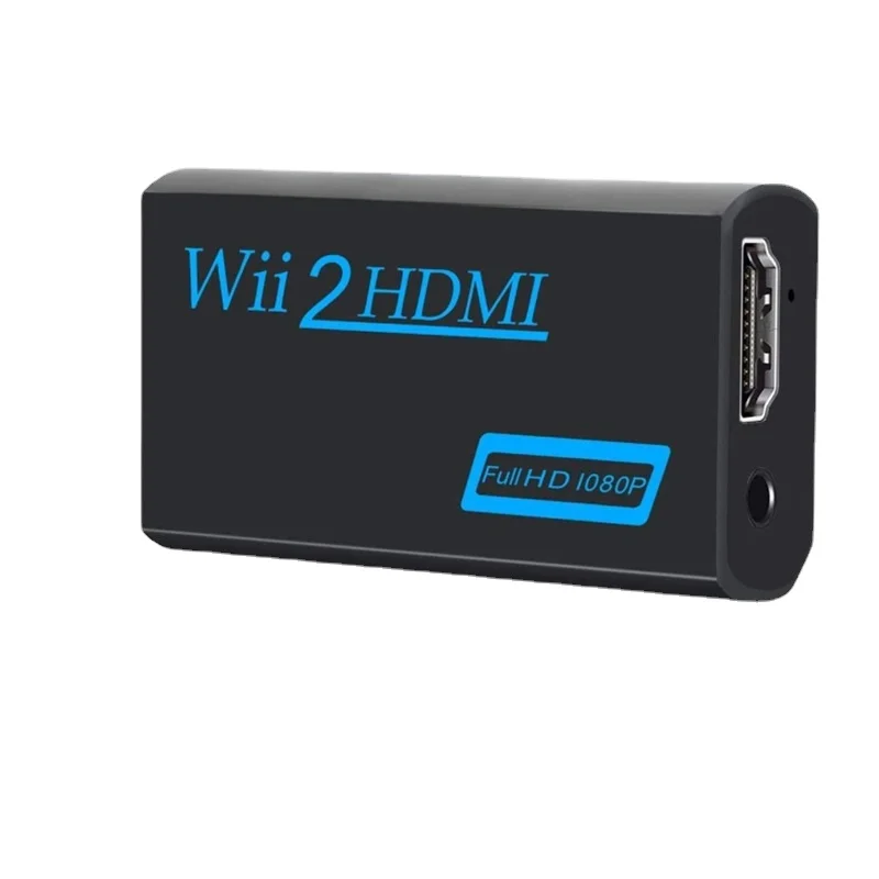 Convertidor de Wii a HDMI, adaptador HD Wii2HDMI, consola de juegos,  Conector de Wii a HDMI - AliExpress