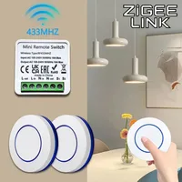 Light Switch Wireless Universal 433MHz Remote Control Switch 10A Relay Receiver Module Transmitter for Smart Home LED Fan DIY