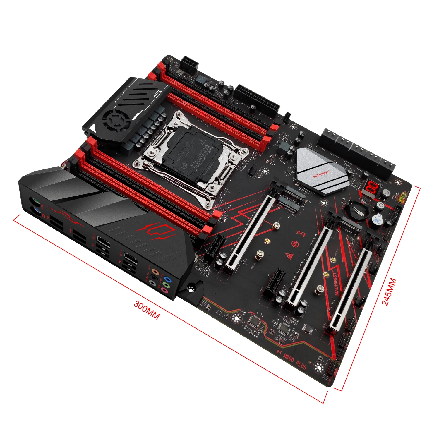 MACHINIST   LGA 2011-3  E5 2666 2667 2670 2696 V3 V4 μ, DDR4 ECC NON-ECC ޸, NVME M.2 MR9D