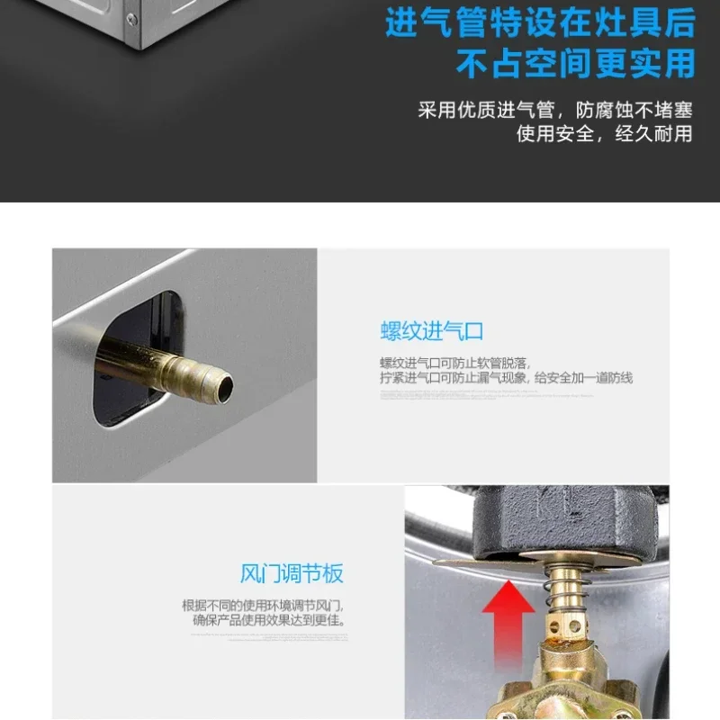 Natural gas kitchen hearth type double single stove oven high flame, high pressure in the furnace gas stove for kitchen