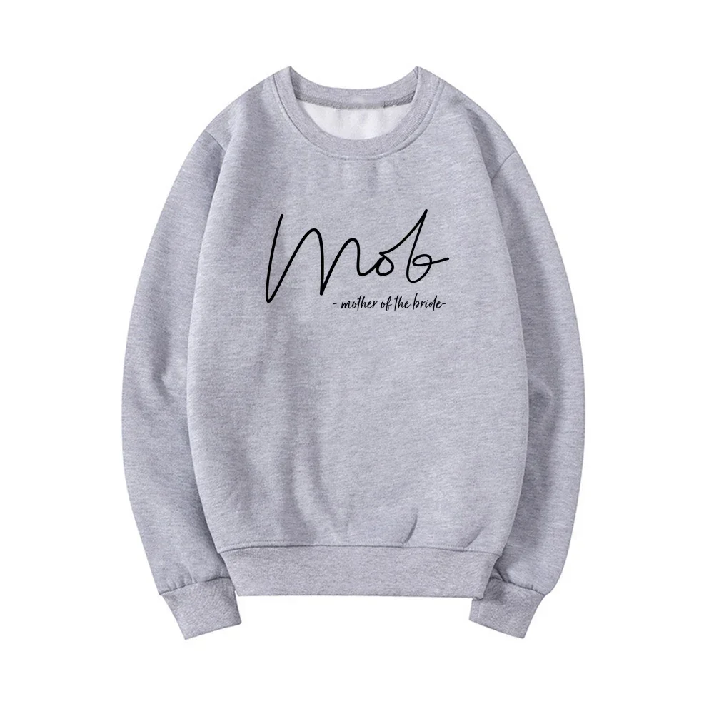 

Mother of The Bride Gift From Bride Mother of The Bride Crewneck Sweatshirt Women Casual Pullovers Streetwear Sweatshirts Hoodie