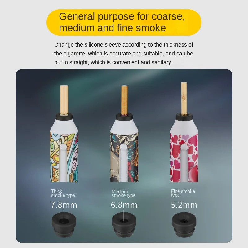 Portable Environmentally Friendly Cigarette Holder Car Mounted Ashtray with No Dust Falling Creative Multi Color Outdoor Ashtray