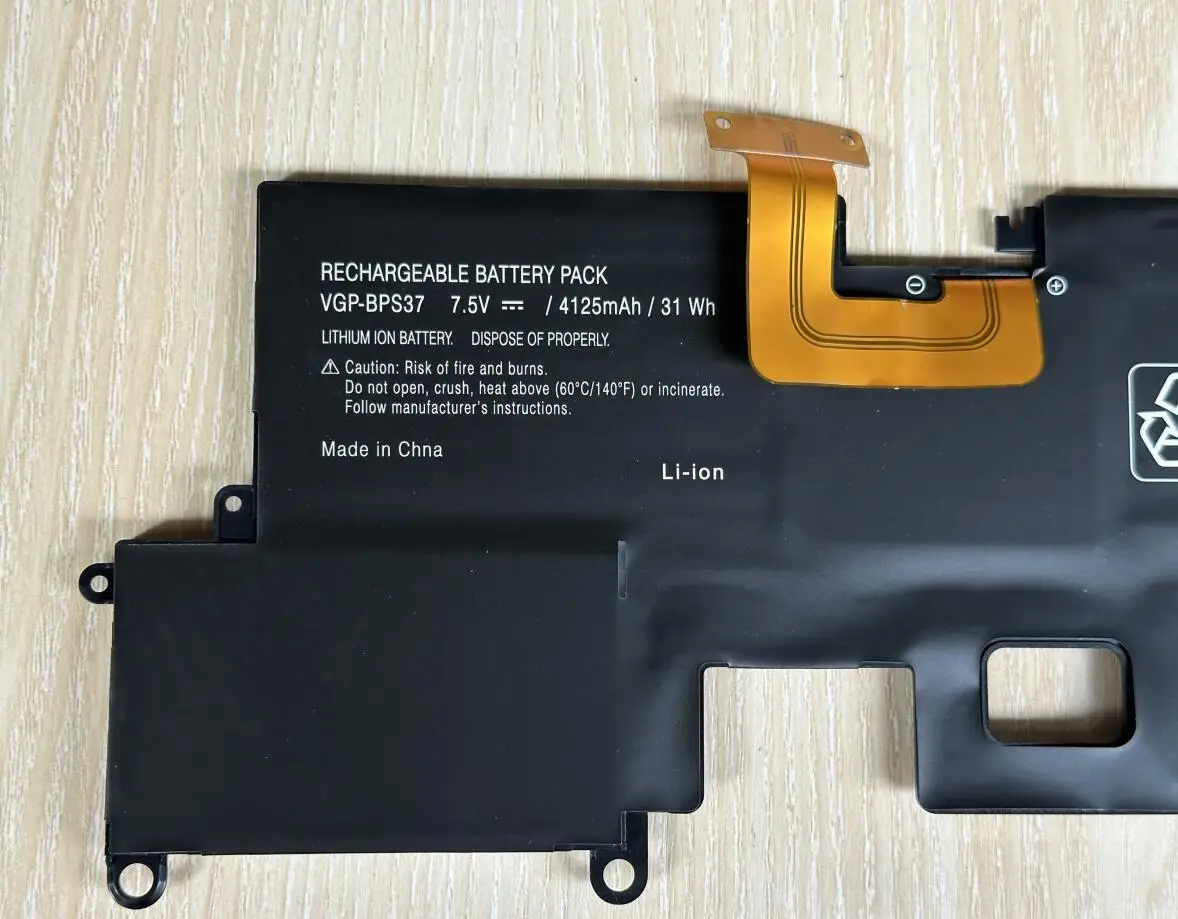 Bateria do Portátil para Sony Vaio Pro 11 Vgp-bps37 Svp1121 Svp11214cxb Svp11227scb Svp112a1cl Ultrabook Bps37 7.5v 31wh - Imagem 2