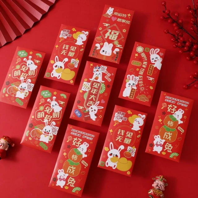 Red Envelopes Chinese New Year  Red Money Envelopes Chinese New Year -  2pcs 2023 - Aliexpress