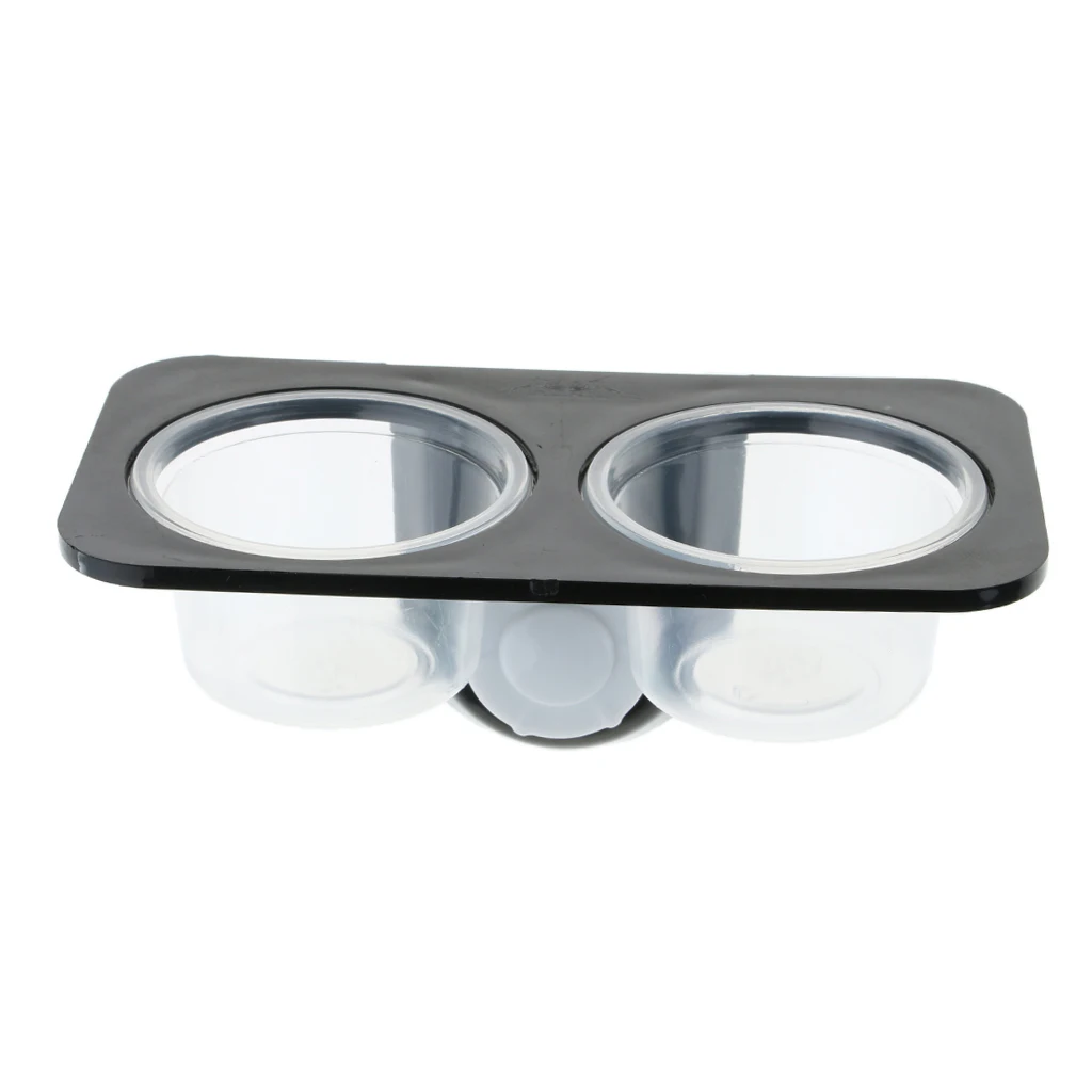 Reptiles & Amphibians Lizard Gecko Suction Cup Feed Bowls Food Container with Bowl for Reptile Food and Water Feeding