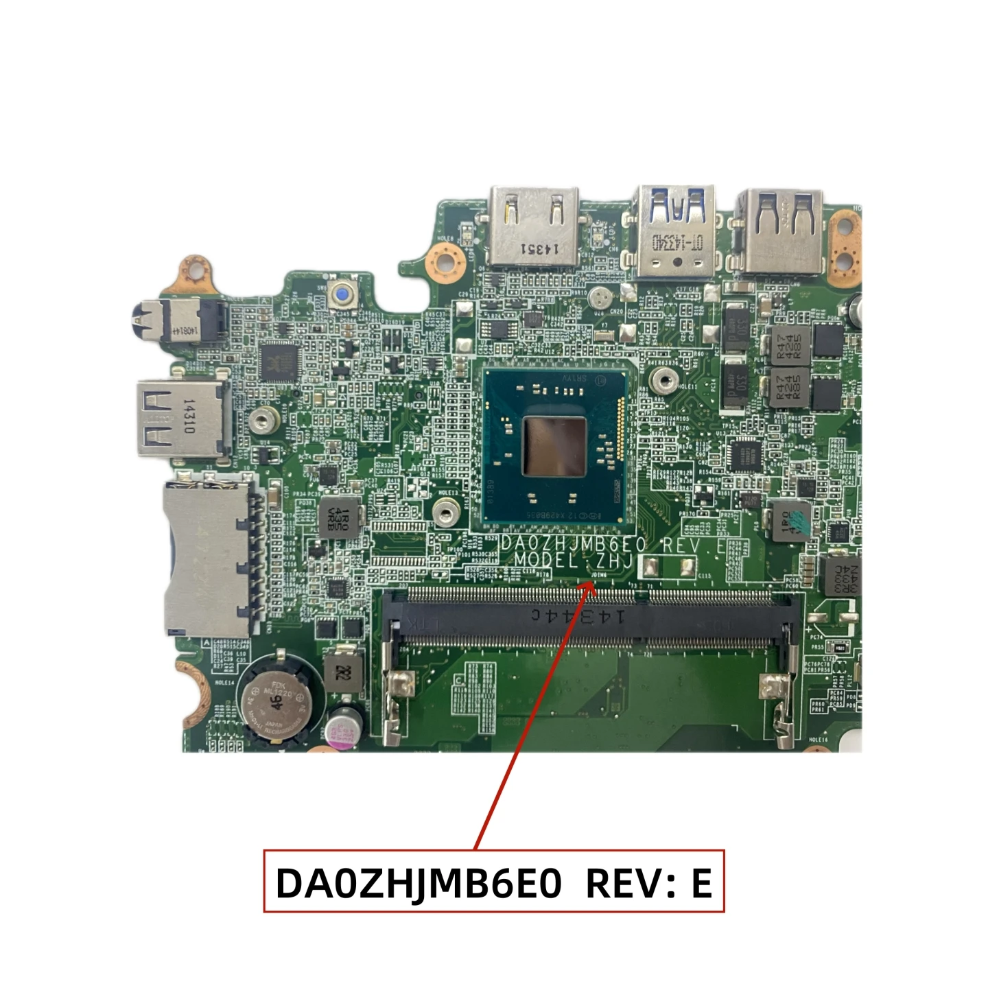 Placa-mãe Portátil para Acer Aspire B115-mp Es1111 E3-111 V3-111p Da0zhjmb6f0 Da0zhjmb6e0 N2840 N2930 N3540 Cpu 100 Trabalho - Imagem 2