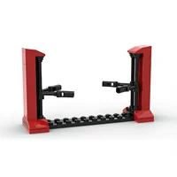 Car lift for speed champions Vehicle Garage auto repair shop Automobile Maintenance Model Building Blocks Bricks DIY Assembly K 1