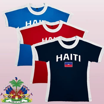 Summer HAITI Letter Pattern Print Sexy Harajuku Short Sleeve Crop Top Gothic Baby Tee Aesthetic T-shirt Y2k Clothes Streetwear 1