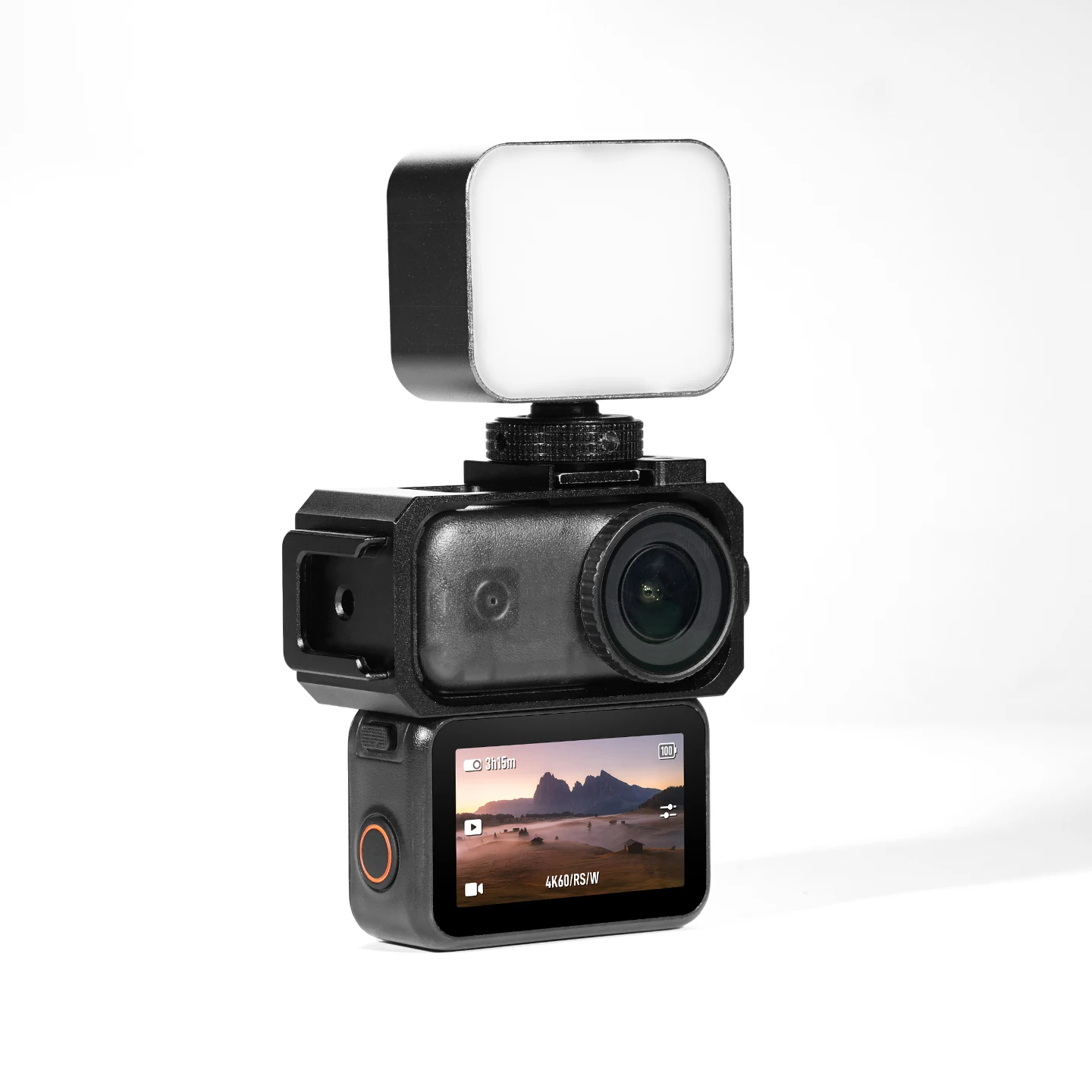 DJI 오즈모 나노 카메라 케이지 2핀 어댑터 1/4 나사 콜드 슈 마운트 삼각대 헬멧 브래킷 마그네틱 충전 베이스 옵션