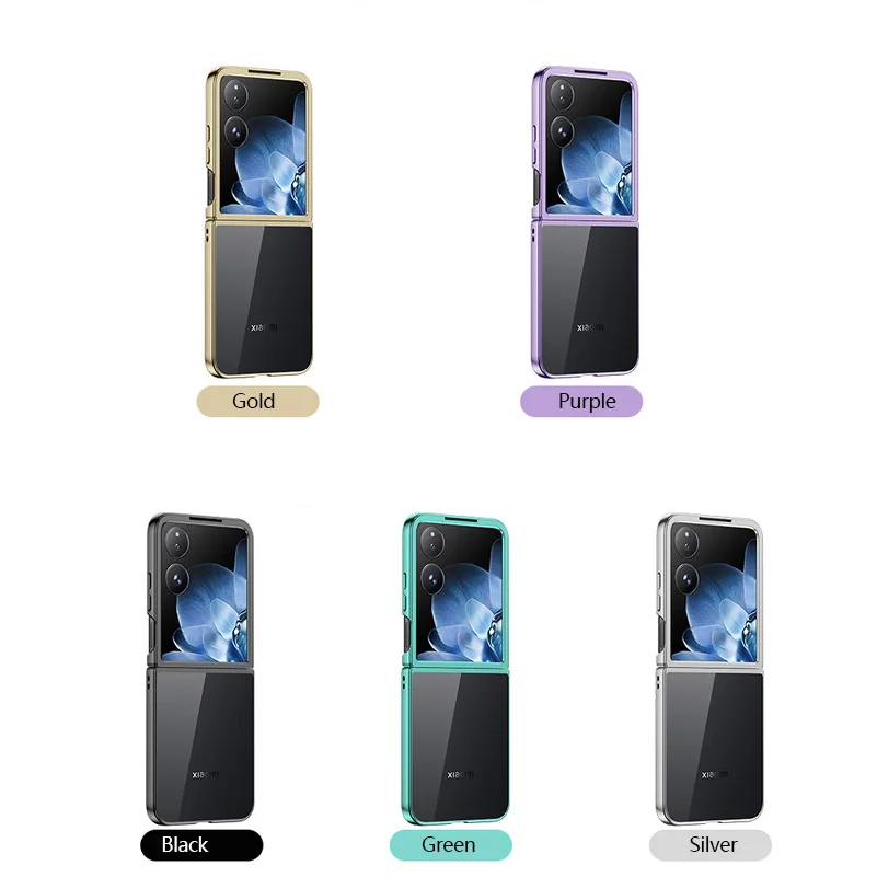 Sleek Transparent Electroplated Protective Phone Case - Ultra Thin & Flexible