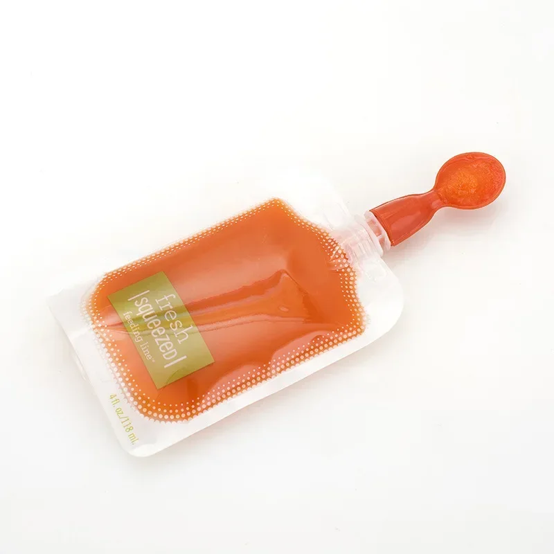 10Pcs Baby Fruit Puree Bags Reusable Squeeze Pouches Baby Food Storage Bag Kitchen Dispenser Complementary Food Squeeze Bags baby food storage containers food pouch