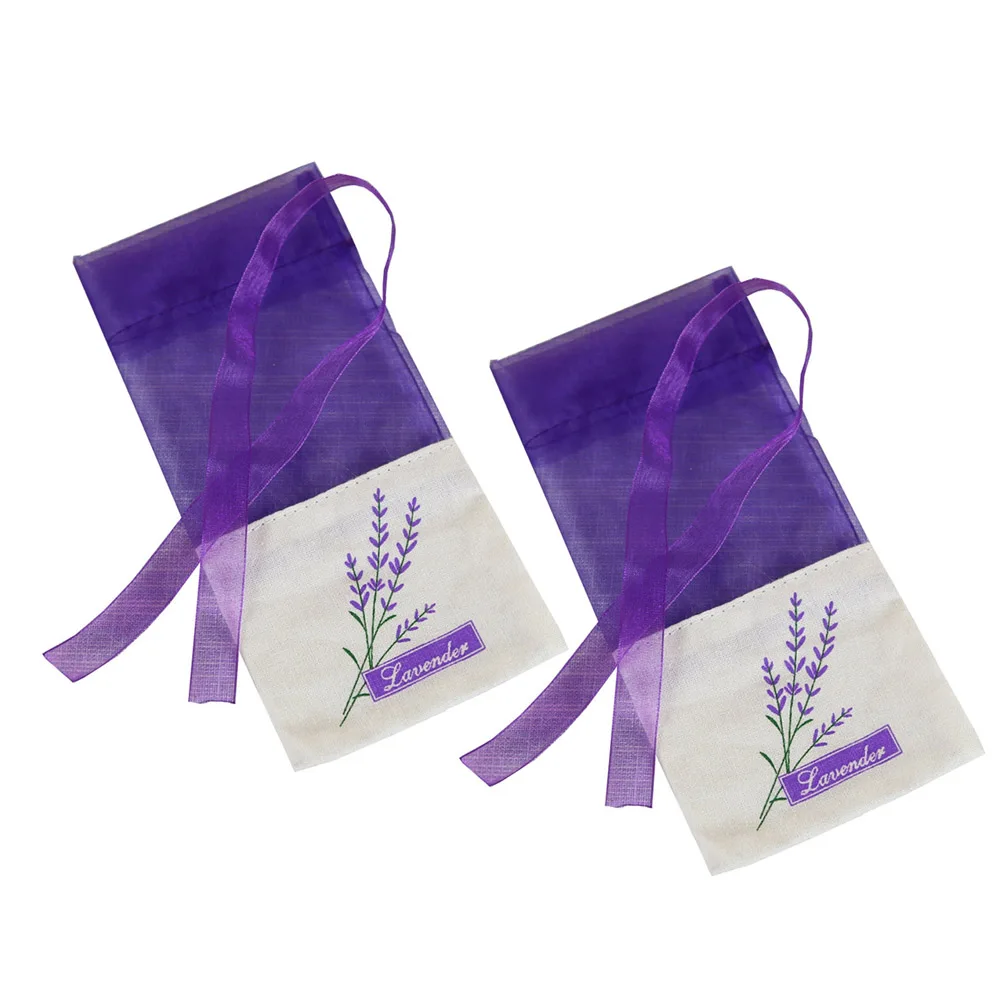 75pcs Empty Lavender Bags Floral Printing Fragrance Pouch Sachets Bag Drawstring Empty Lavender Pockets For Relaxing Sleeping