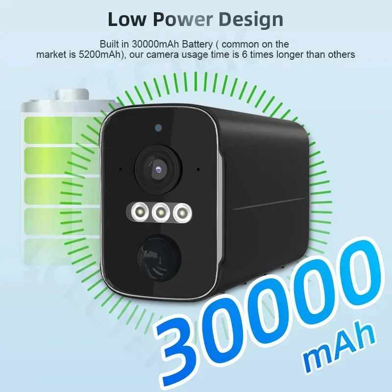 4G Home Solar Monitoring Camera Wireless Mobile Phone Remote Viewing Outdoor Night Vision High-definition Battery Camera