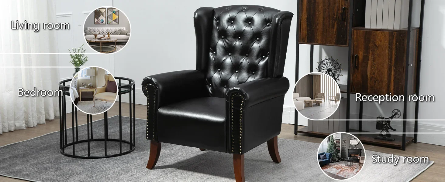 accent chair with arms 