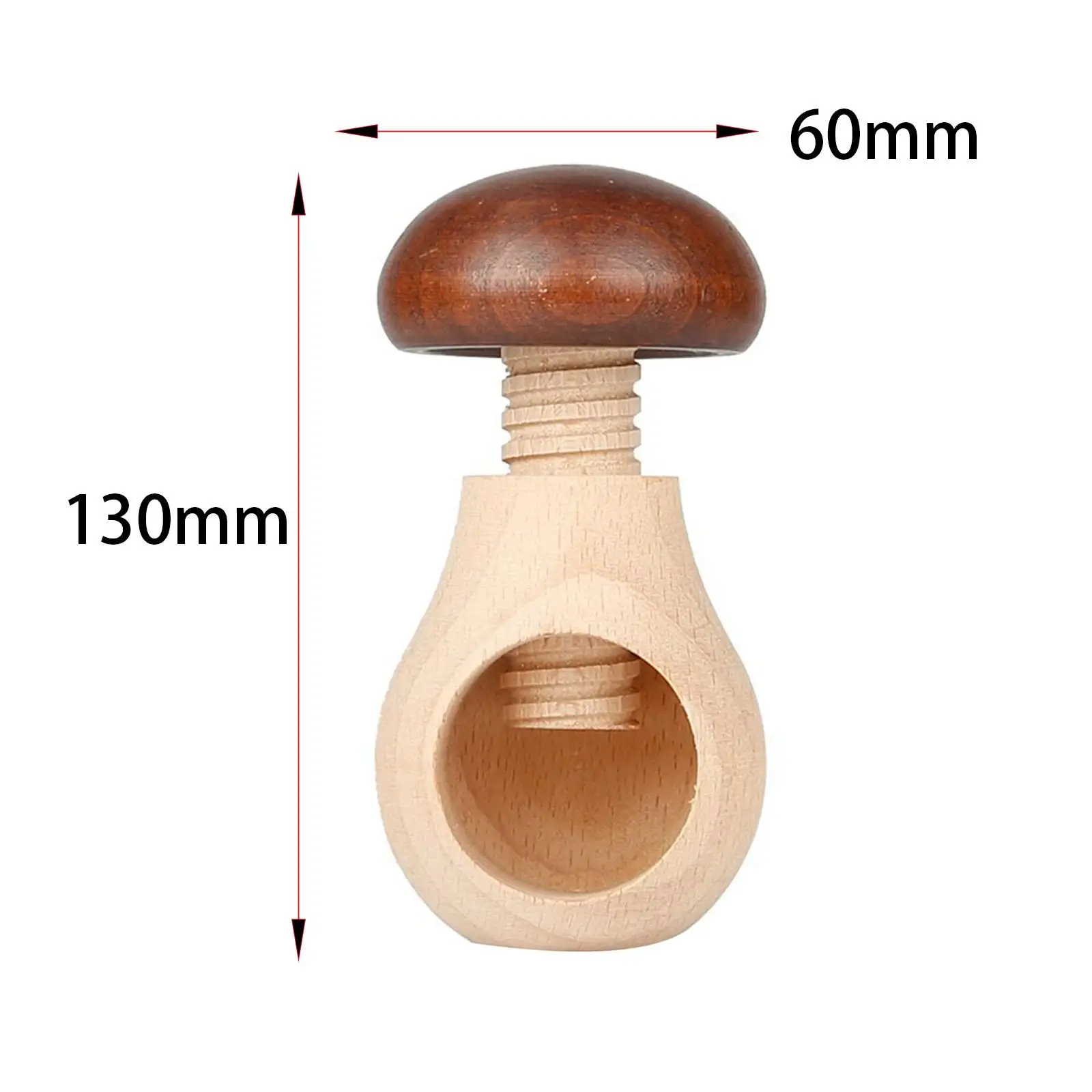 Manual Nutcracker Cute Mushroom Multifunctional for Easy Cracking Kitchen Tool Nut Opener Plier for Nuts Pecans Almonds Walnut