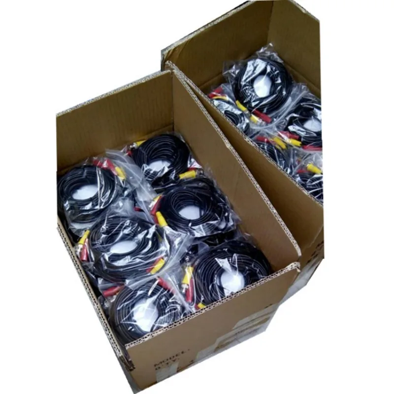 ESCAM 10~60M CCTV DVR Camera Recorder system video cable DC Power Security Surveillance BNC Cable