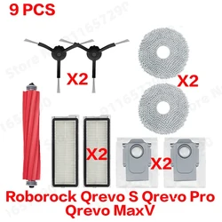 Roborock Robot Vacuum Cleaning Accessories Kit with Main Roller, Side Brush, HEPA Filter, Mop Pad, and Dust Bag (Set 5)