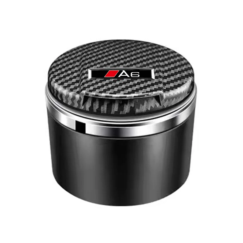 Car Ashtray With Blue LED Cigar For Audi A3 A4 A5 A6 A7 A8 Q3 Q5 Q7 Q8 ABT TTS Portable