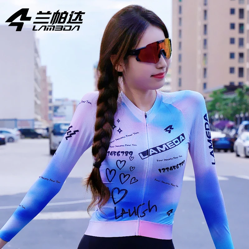 Lameda Women's Cycling Clothing Short-sleeved Professional Multi-pocketed Long-sleeved Cycling Tops New