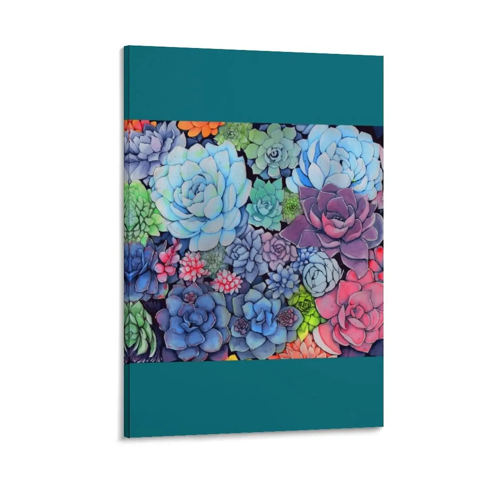 

Succulent Love Canvas Painting Decoration for bedroom stickers & posters