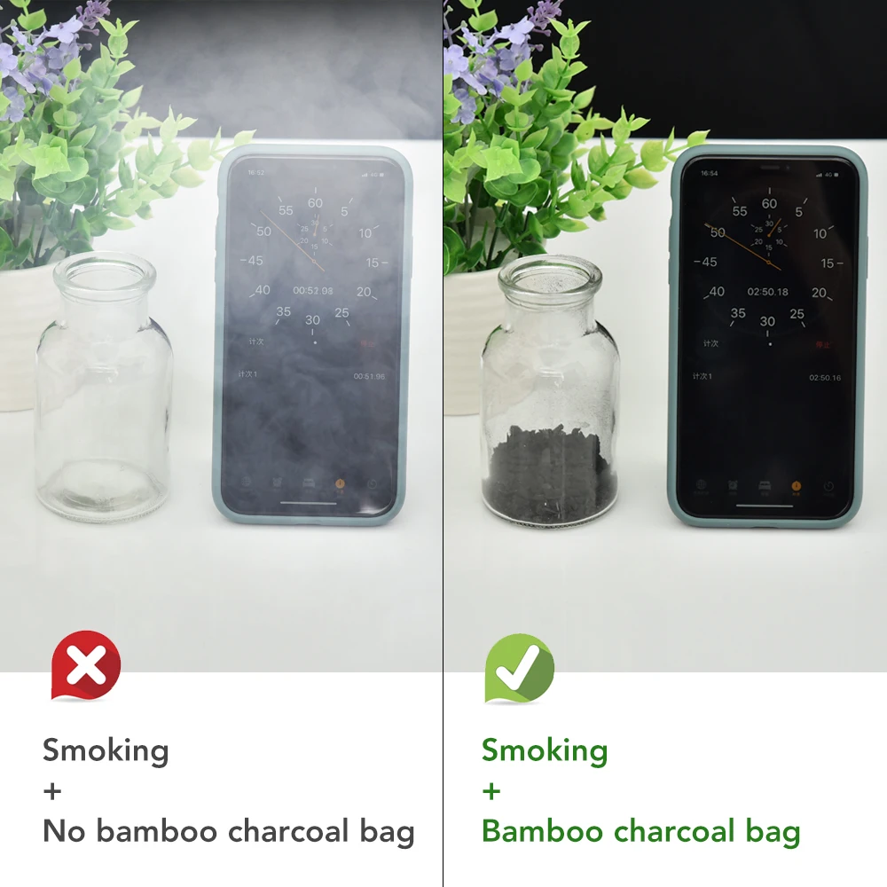 Description Picture 5 of item10pcs Bamboo Charcoal Bags Air Purification Activated Charcoal Bags Indoor Closet Toilet Moisture Resistant Odor Absorber