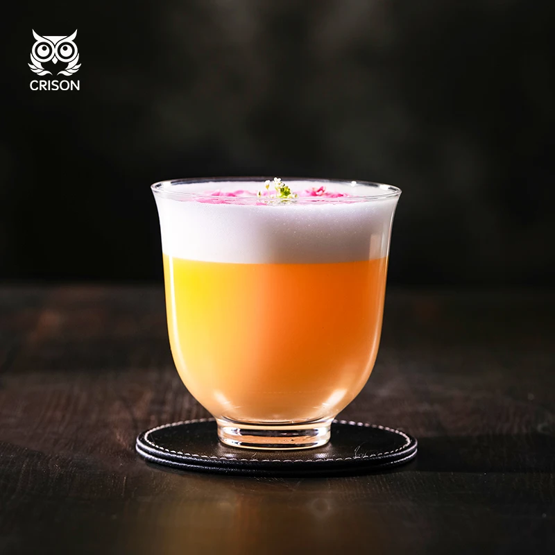 KFT01 CRISON Crystal Whiskey Glass Creative Bar Cocktail Cup drinkware glassware bar tools 295ml