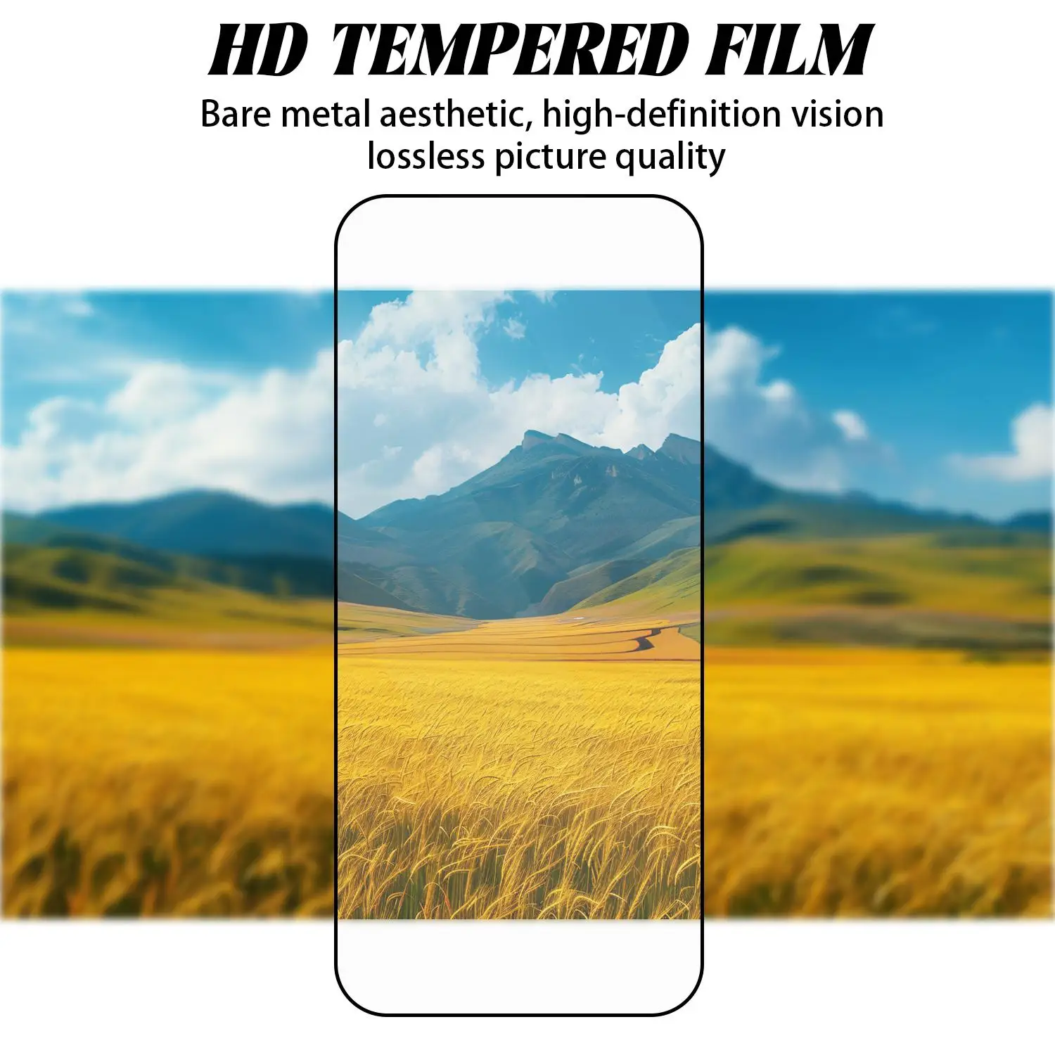 Easy Installation Dust-Free Tempered Glass Screen Protector - Anti-Shatter Protective Film Cover
